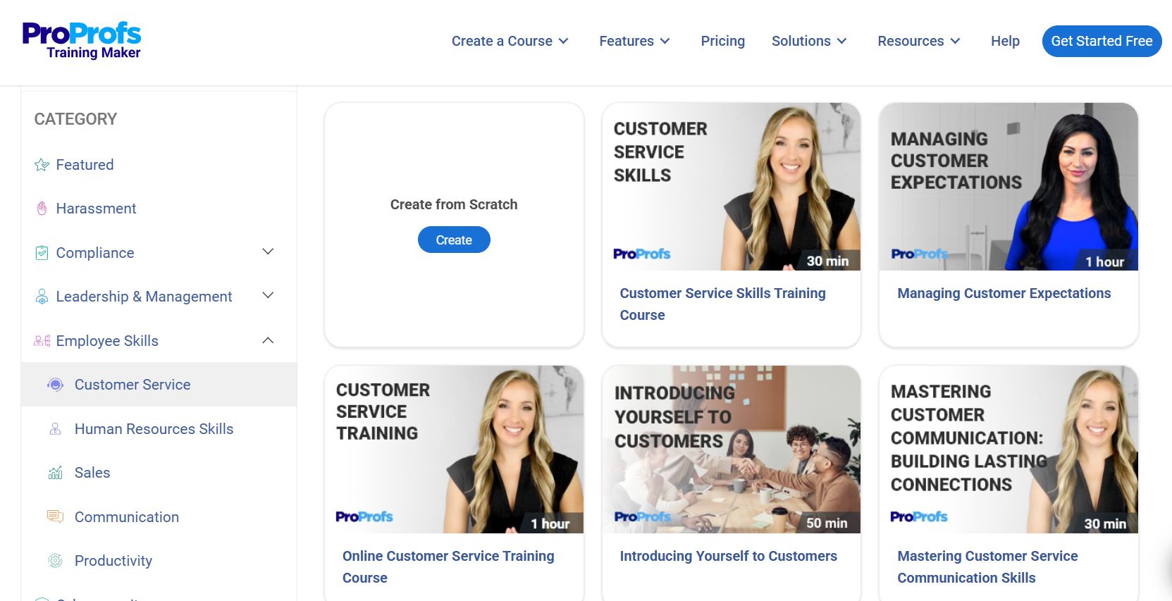 Customer service training