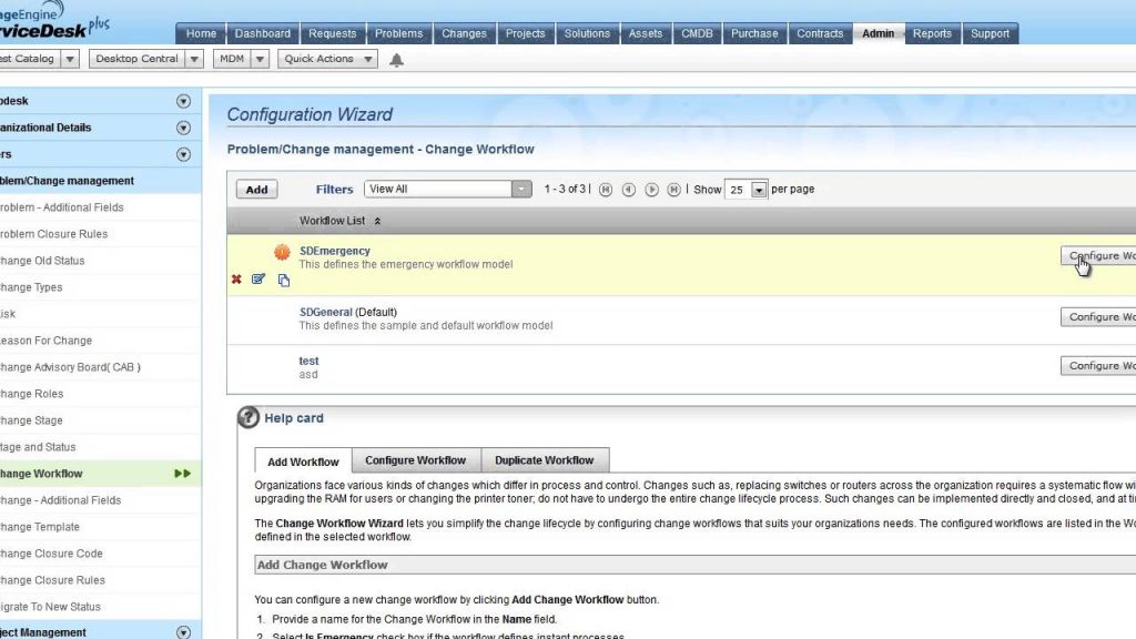 ServiceDesk Plus help desk tool