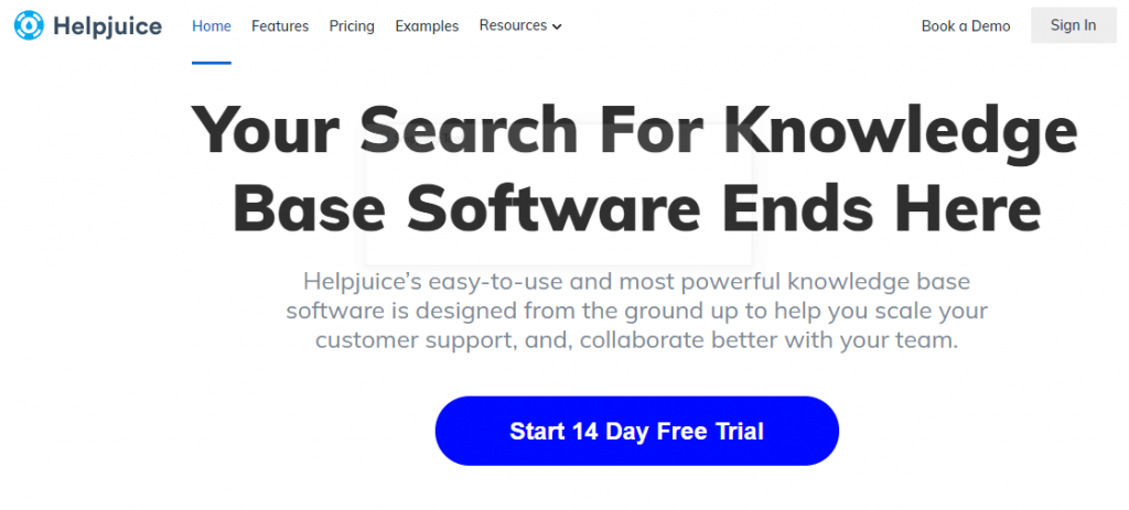 Helpjuice customer service tool