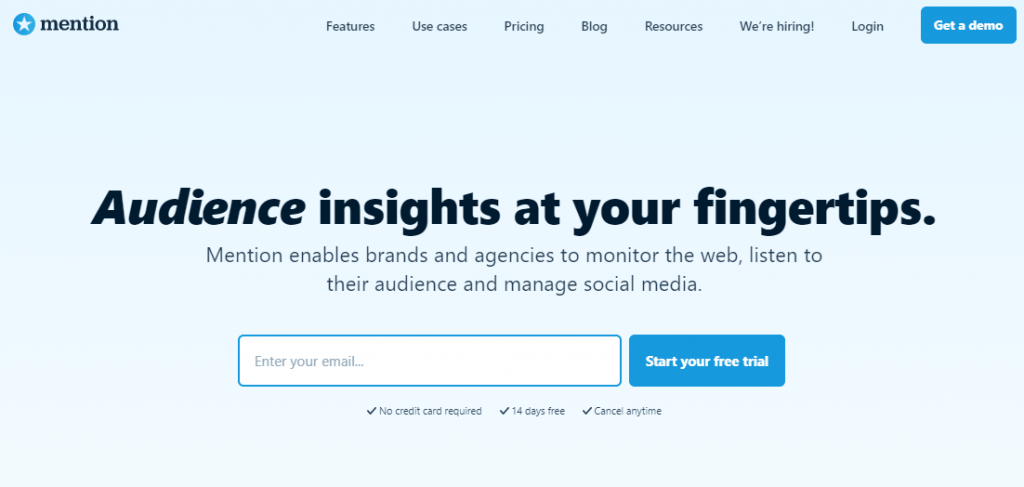Mention social media customer service tools