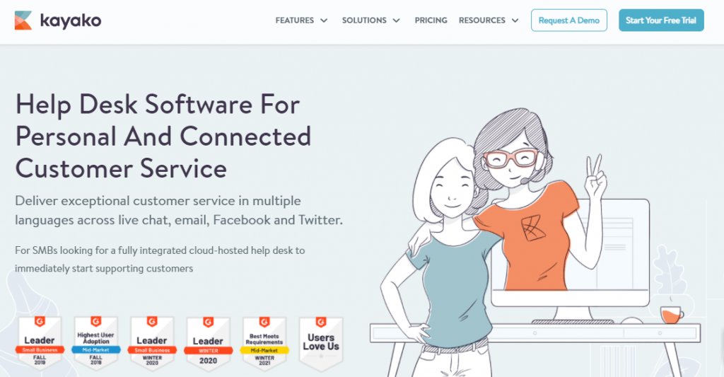 Kayako is another help desk software like Freshdesk