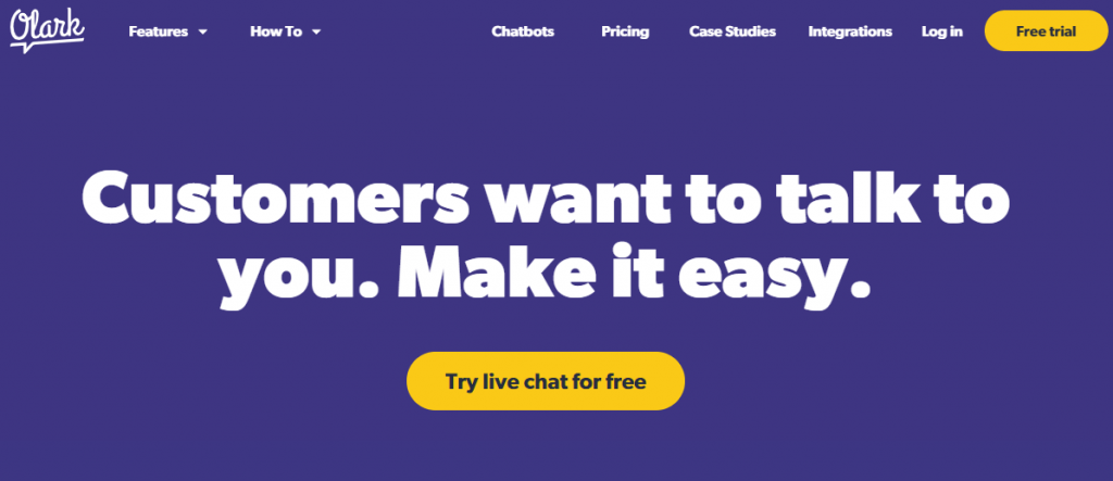 olark help desk tool best Intercom alternative