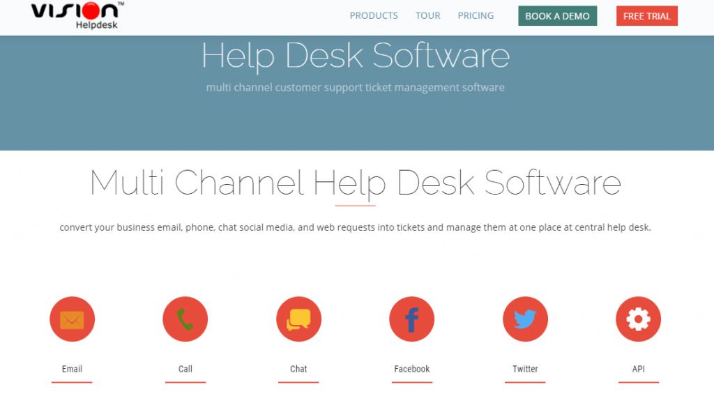 Vision Helpdesk is another software like Zoho Desk