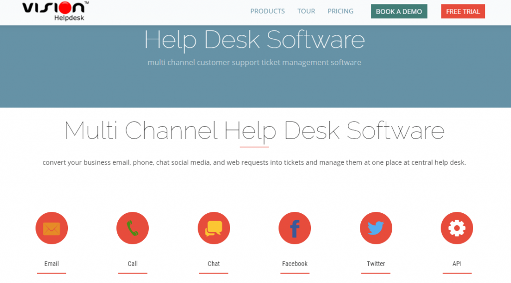 Vision Helpdesk is another software like Zoho Desk 