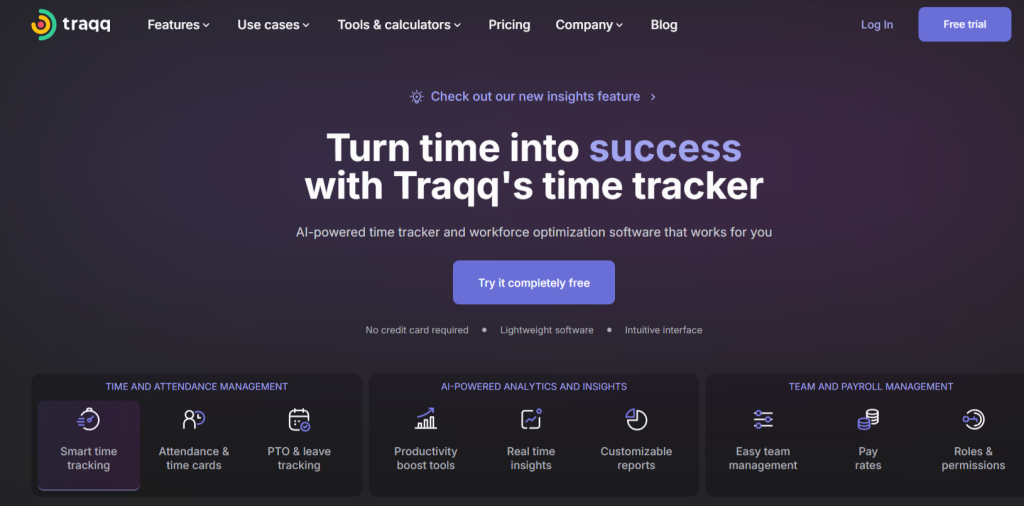 traqq screenshot