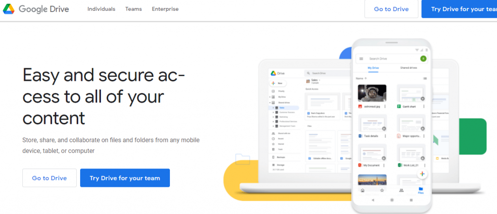 Google Drive, a popular file storage and synchronization tool