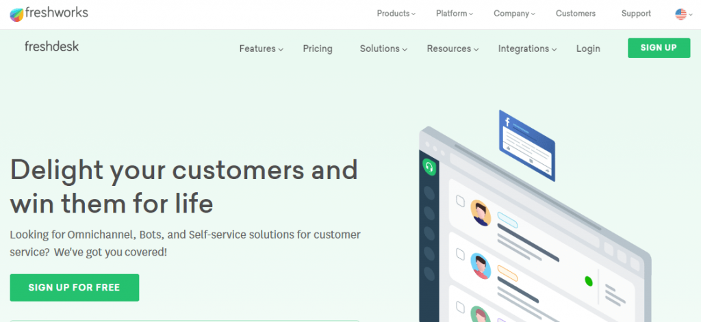 Freshdesk is one of the most popular tools