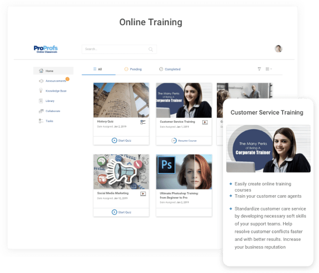 Invest in employee online training 