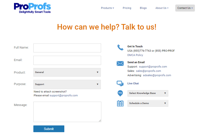 ProProfs Offers Multi-Channel Customer Service to All Users 