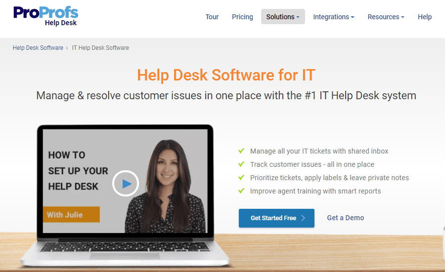 ProProfs Help desk is one of the best ITSM tools