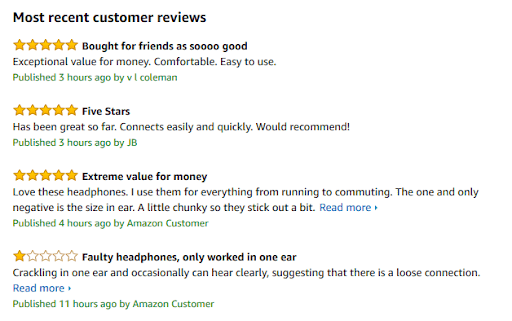 Amazon Prioritizes Products With Great Customer Reviews