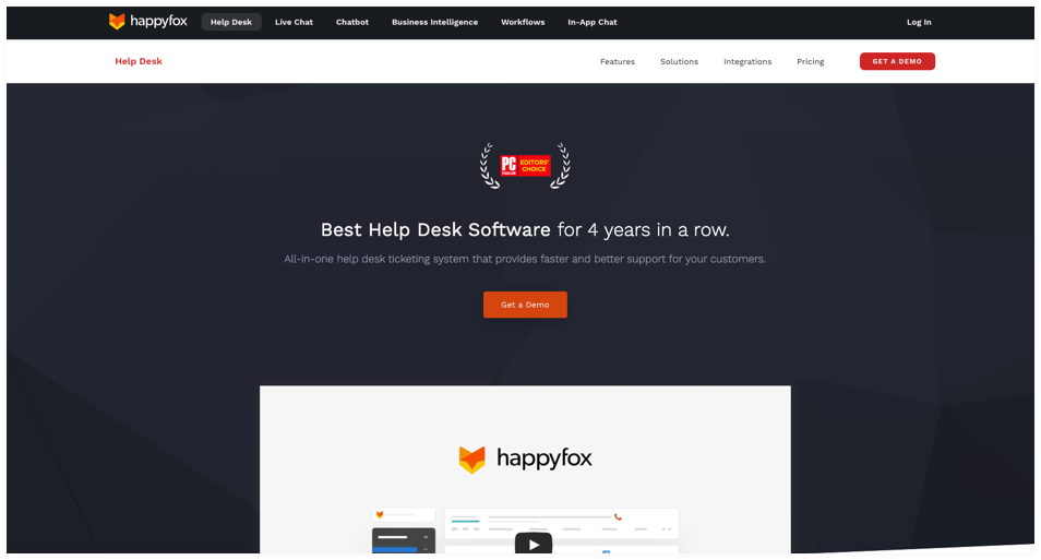 HappyFox is another impressive help desk tool 