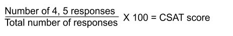 CSAT formula