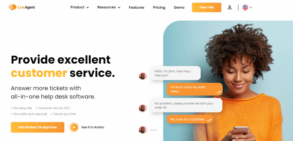 LiveAgent is a free email management software