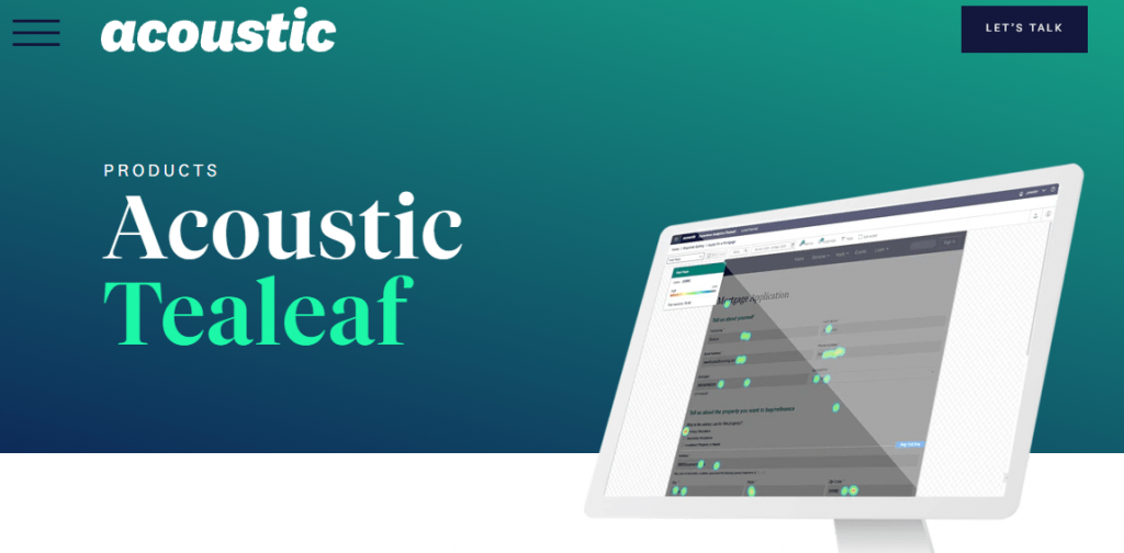 Tealeaf best customer experience tool