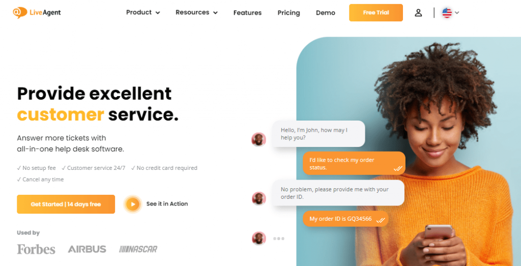 LiveAgent best customer experience system