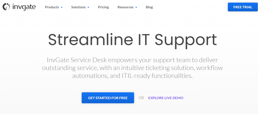 InvGate - Streamline IT Support