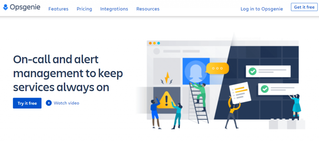 Opsgenie's alert management service