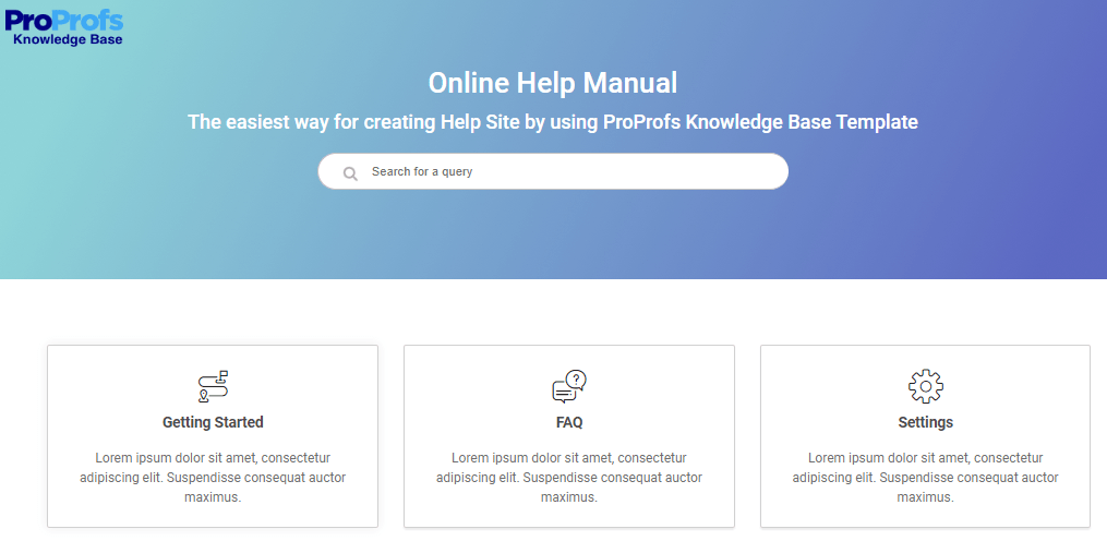 Self-Service Knowledge Base