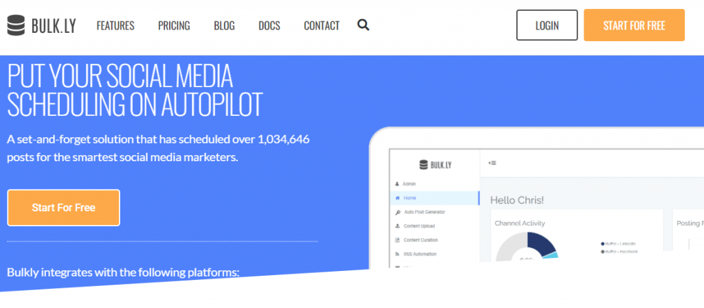 Bulkly - Put your social media scheduling on autopilot