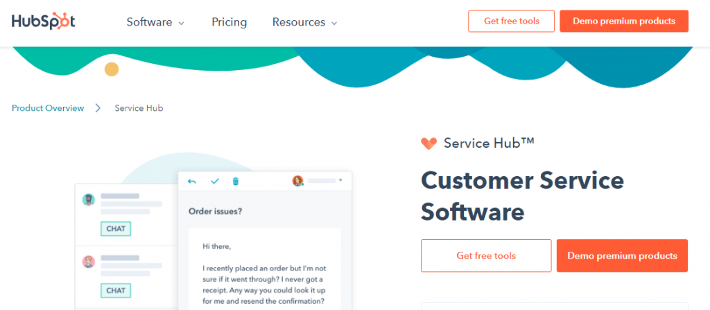 HubSpot - Customer service software
