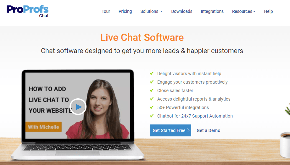 ProProfs Live Chat Software