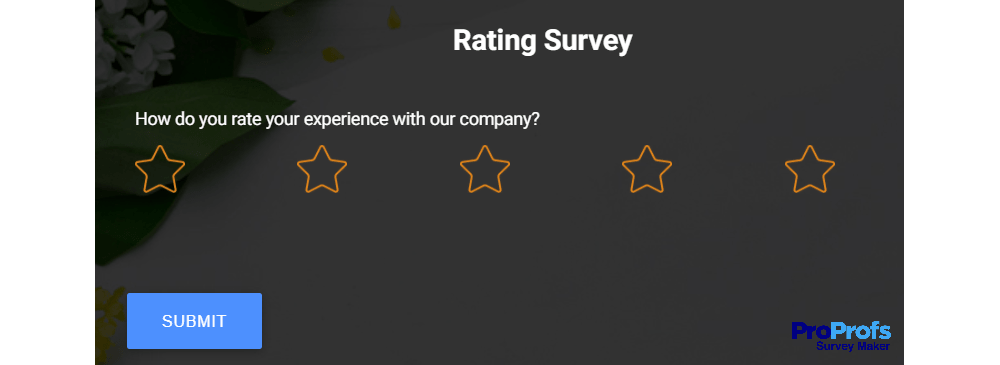 Rating Survey