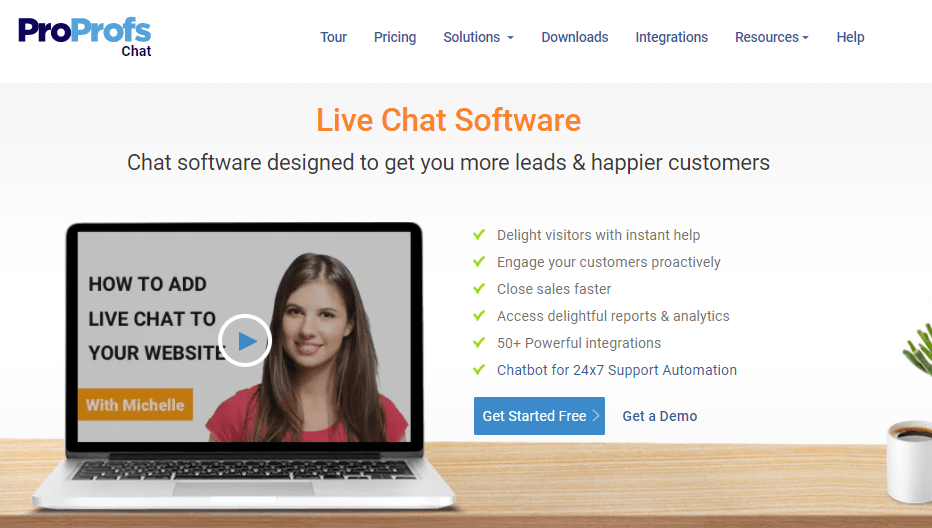 ProProfs Live Chat Software