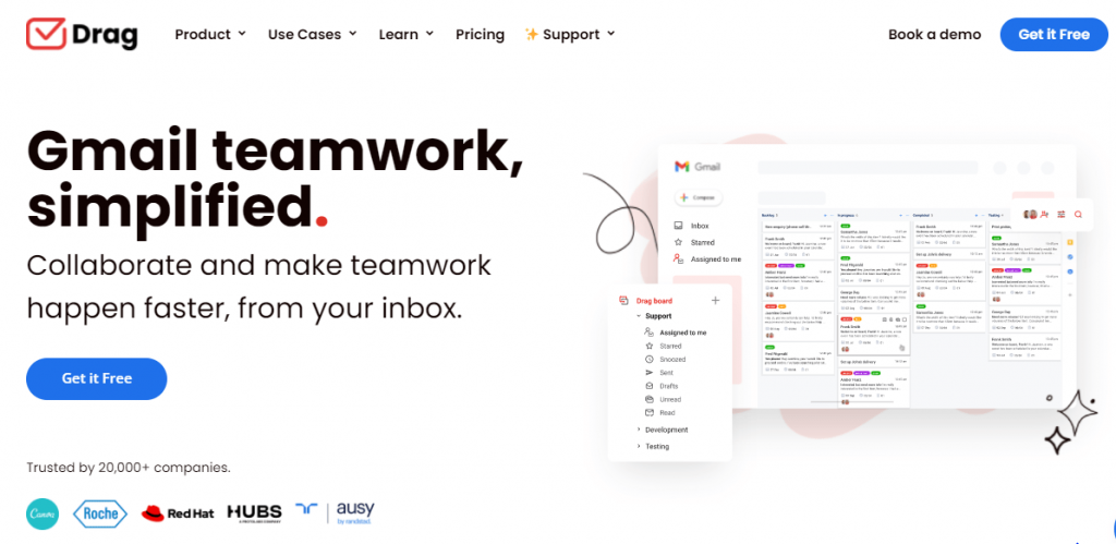 DragApp - Gmail teamwork simplified