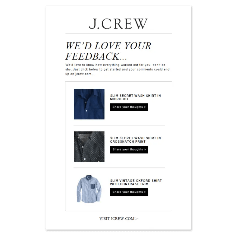 J. Crew is a popular clothing brand