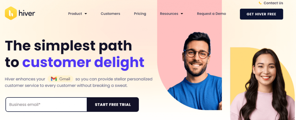 Hiver is Gmail-based help desk software