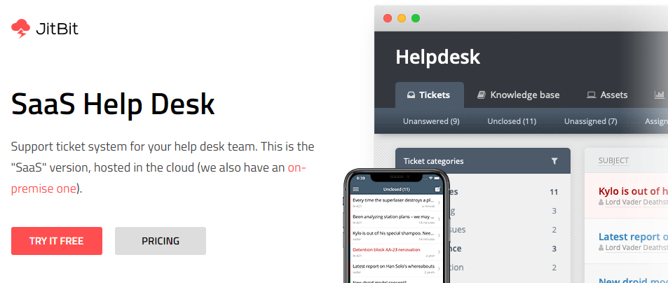 JitBit is impressive Zendesk alternative