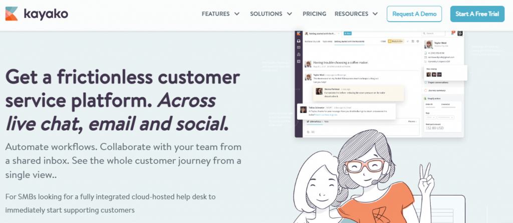 Kayako is popular Zendesk help desk alternative