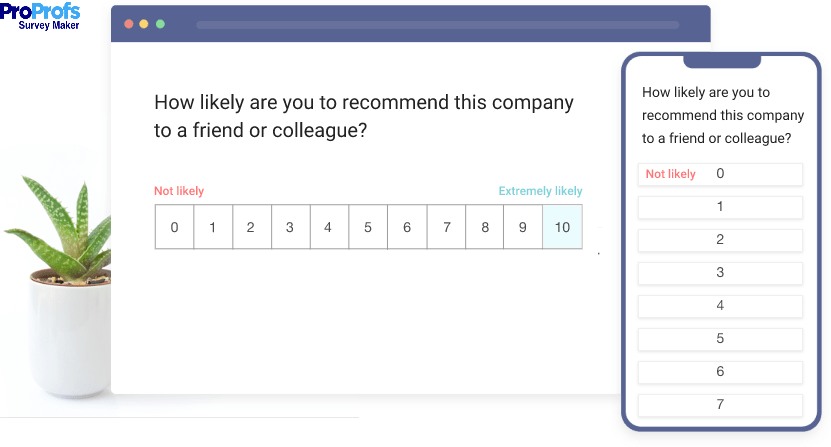 Net Promoter Score surveys