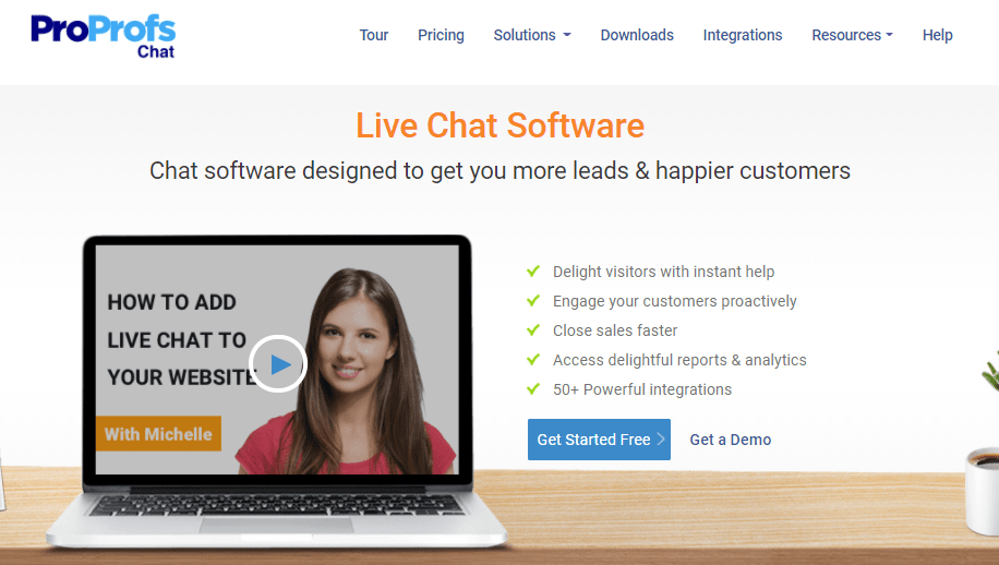Best live chat software designed to get you more leads & happier customers