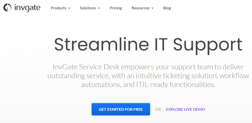 InvGate is best ITSM software