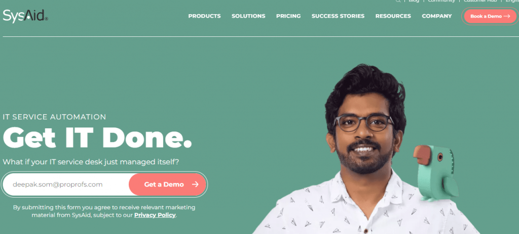 SysAid is a powerful small business help desk tool