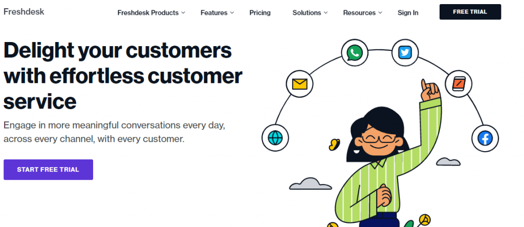 Freshdesk is an omnichannel tool designed to meet the needs of small to mid-sized businesses