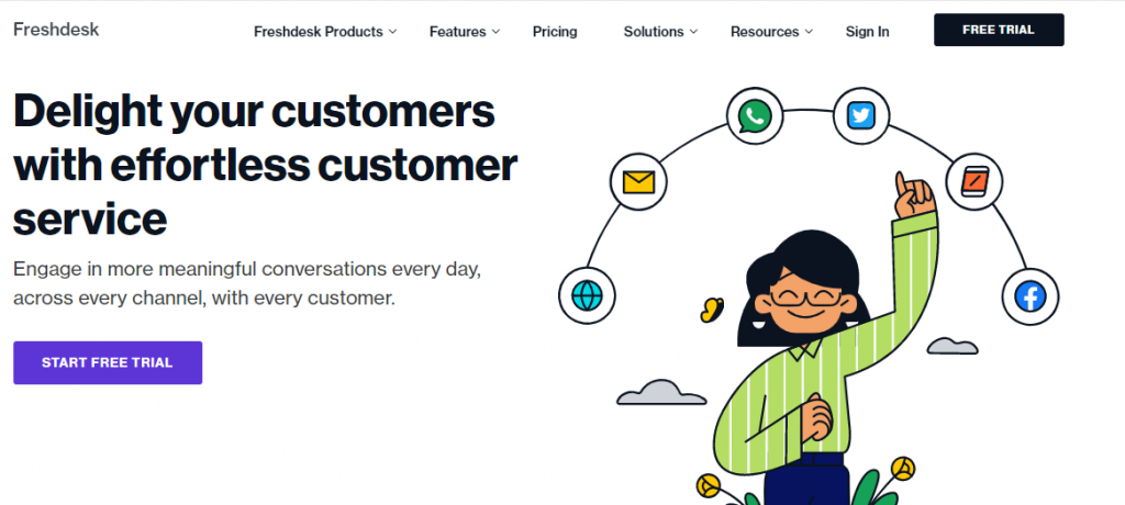 Freshdesk is another popular software like ServiceNow