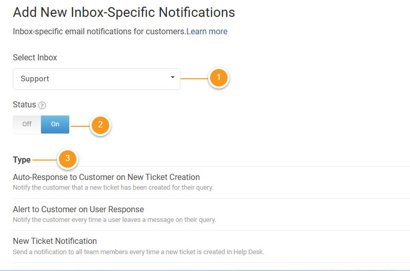 Proactive support help desk notifications