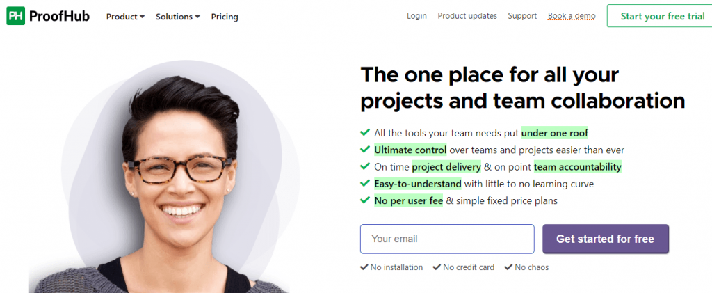 ProofHub is a powerful project management tool