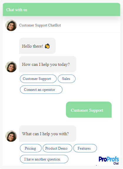 With chatbots, customers can get instant assistance