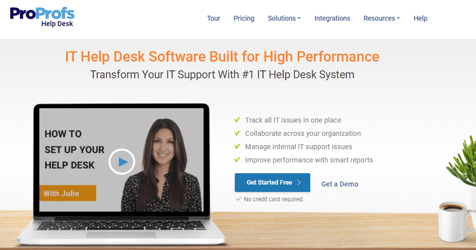 ProProfs Help Desk offers the best free IT ticketing system