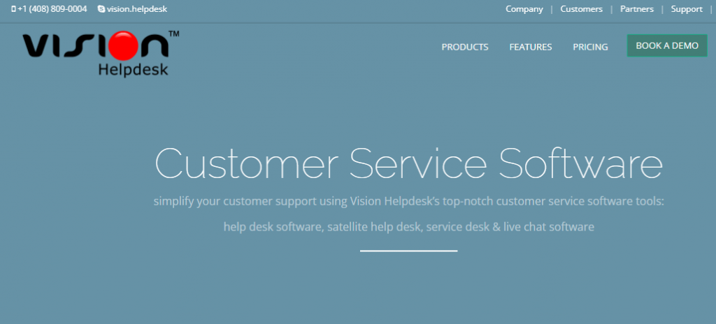 Vision helpdesk is an IT help desk ticket management software