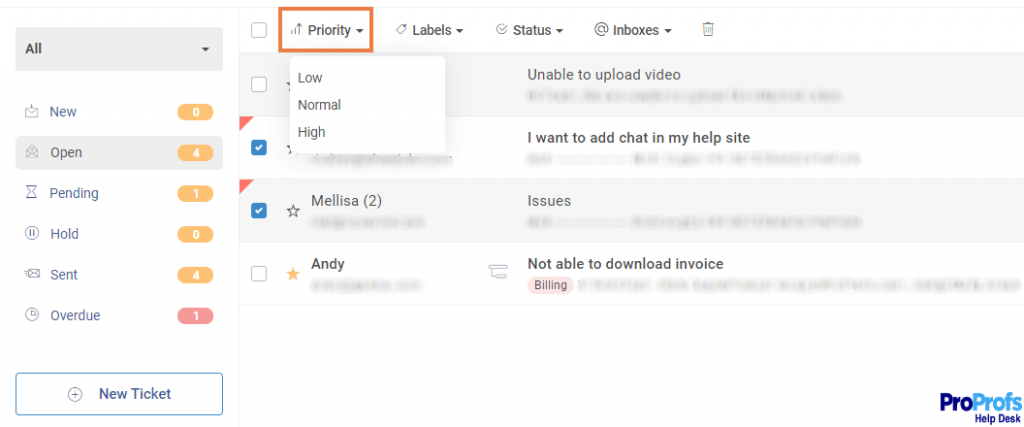 Ticket Prioritization