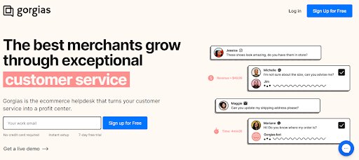 If your SaaS business operates around the e-commerce industry, Gorgias can be your ideal tool