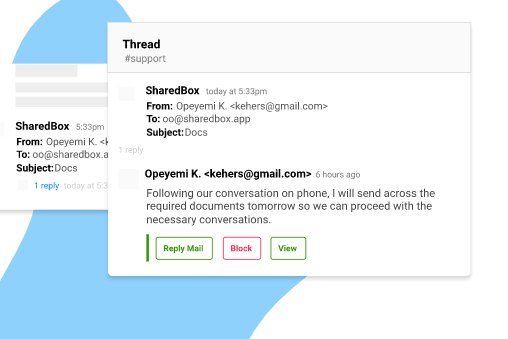 SharedBox is a help desk tool 