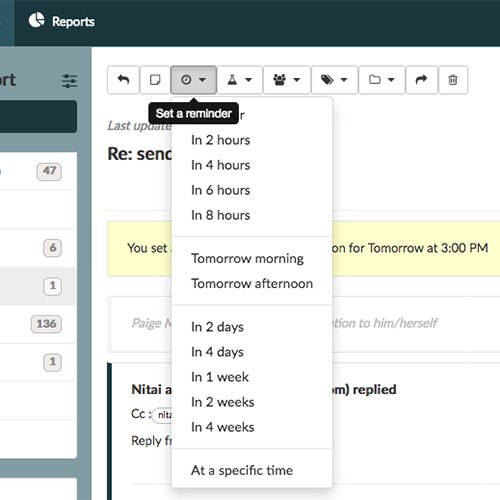 Helpmonks allows users to keep a firm track of customers