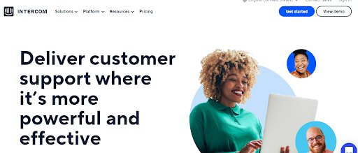 Intercom offers powerful SaaS help desk software