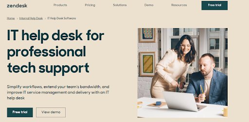  Zendesk is best ITSM tool